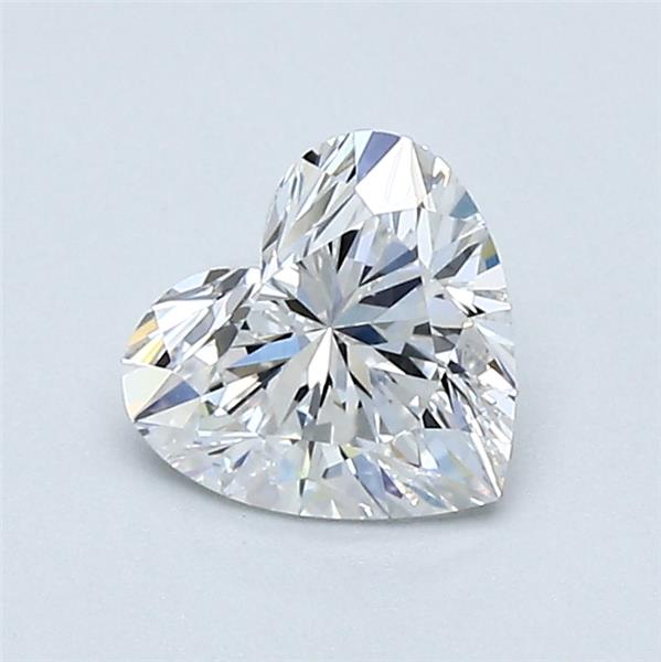 0.75 Carat Heart Shape Earth Grown Diamond E Color IF Clarity 