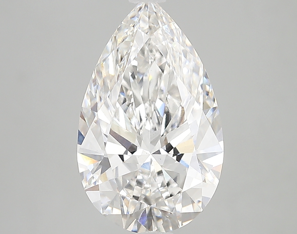 3.19 Carat Pear Shape Lab Grown Diamond G Color VS1 Clarity 