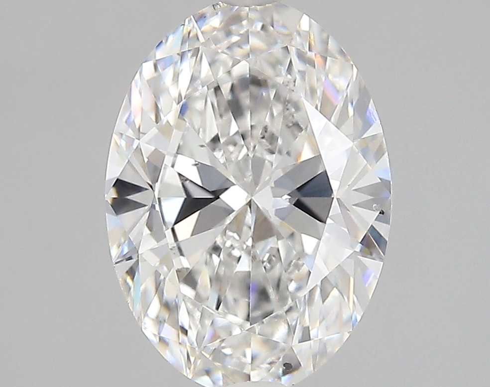 3.01 Carat Oval Shape Lab Grown Diamond F Color SI1 Clarity 