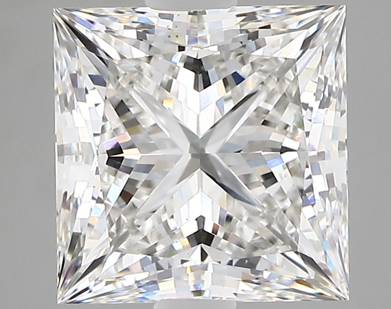 3.51 Carat Princess Shape Lab Grown Diamond G Color VS2 Clarity 