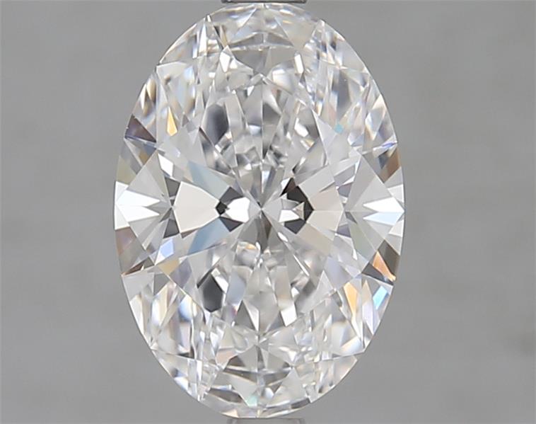 2.09 Carat Oval Shape Lab Grown Diamond D Color VVS1 Clarity 