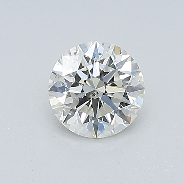 0.35 Carat Round Shape Earth Grown Diamond L Color SI1 Clarity Excellent/Ideal Cut