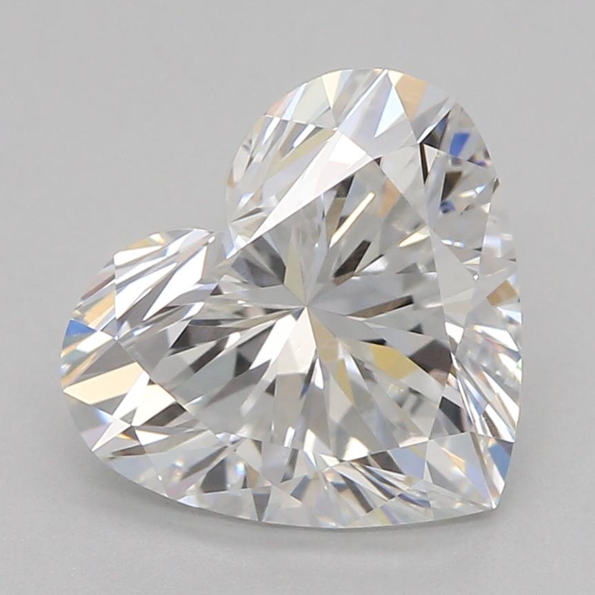 1.59 Carat Heart Shape Lab Grown Diamond E Color VVS2 Clarity Excellent/Ideal Cut