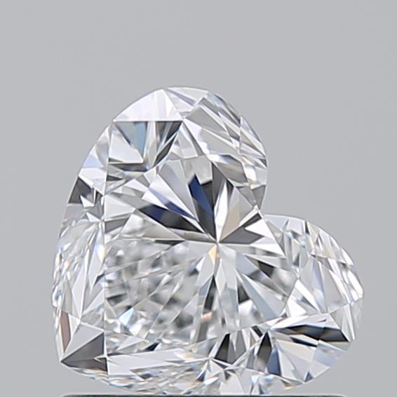 1.01 Carat Heart Shape Earth Grown Diamond D Color VVS2 Clarity 