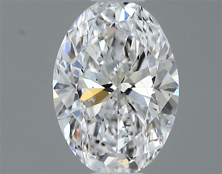 0.50 Carat Oval Shape Earth Grown Diamond E Color SI2 Clarity 