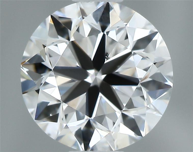 0.51 Carat Round Shape Earth Grown Diamond D Color SI1 Clarity Very Good Cut