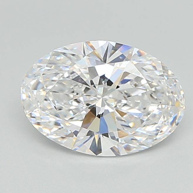 2.06 Carat Oval Shape Lab Grown Diamond D Color VVS1 Clarity 