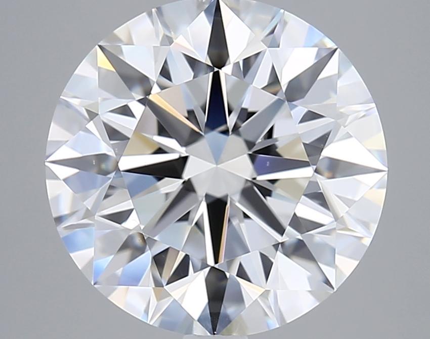4.01 Carat Round Shape Lab Grown Diamond D Color VS1 Clarity Excellent/Ideal Cut