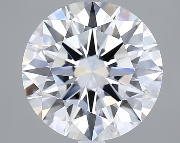 3.09 Carat Round Shape Lab Grown Diamond D Color VVS1 Clarity Excellent/Ideal Cut