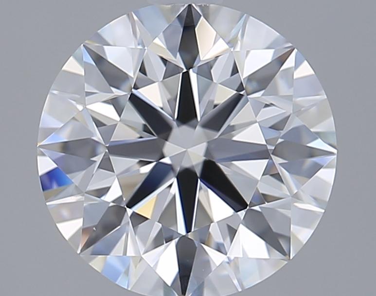2.01 Carat Round Shape Lab Grown Diamond E Color VS1 Clarity Excellent/Ideal Cut