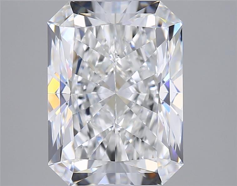 2.52 Carat Radiant Shape Lab Grown Diamond E Color VVS2 Clarity 
