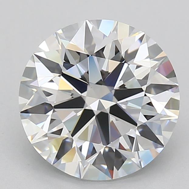 3.03 Carat Round Shape Lab Grown Diamond D Color VVS2 Clarity Excellent/Ideal Cut