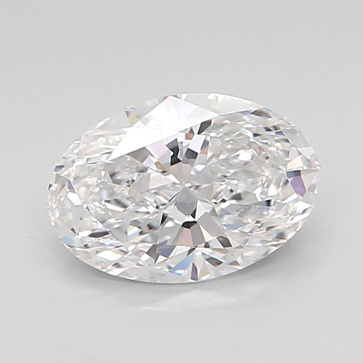 2.02 Carat Oval Shape Lab Grown Diamond D Color VS1 Clarity 