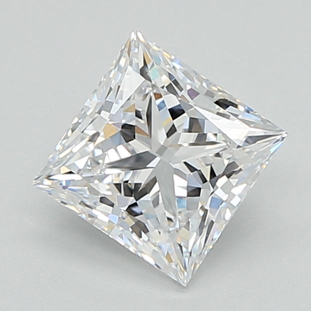 2.05 Carat Princess Shape Lab Grown Diamond D Color VVS1 Clarity 