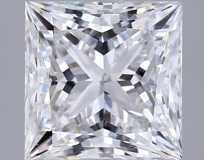 2.50 Carat Princess Shape Lab Grown Diamond E Color VVS1 Clarity 
