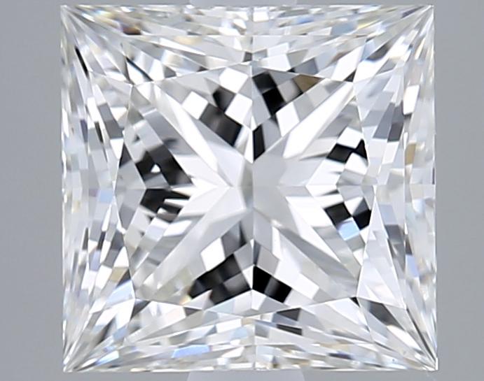 2.05 Carat Princess Shape Lab Grown Diamond F Color VVS1 Clarity 