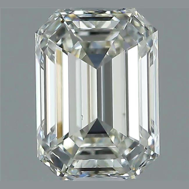 1.01 Carat Emerald Shape Earth Grown Diamond J Color VS1 Clarity 