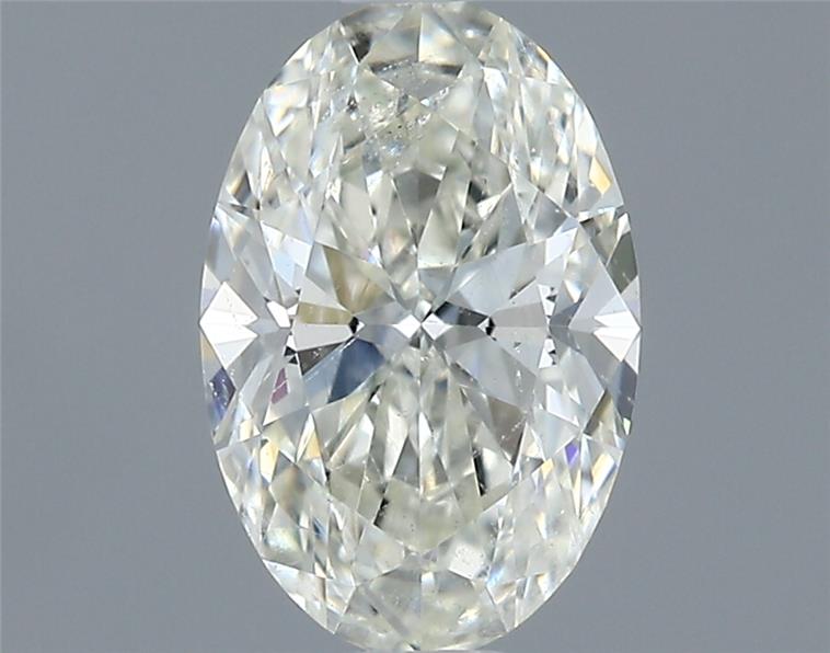 0.70 Carat Oval Shape Earth Grown Diamond J Color SI2 Clarity 