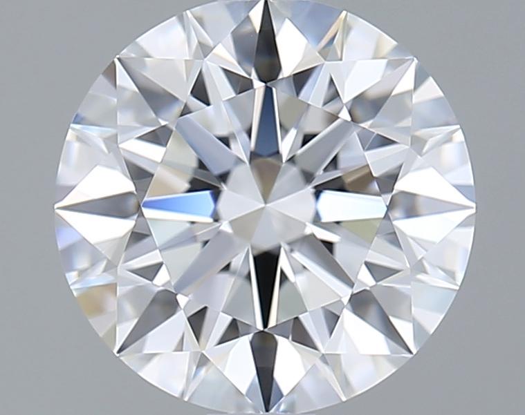 2.02 Carat Round Shape Lab Grown Diamond D Color VVS1 Clarity Excellent/Ideal Cut