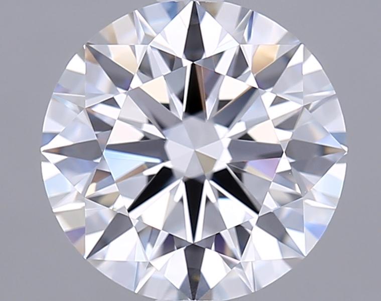 2.01 Carat Round Shape Lab Grown Diamond D Color VS1 Clarity Excellent/Ideal Cut