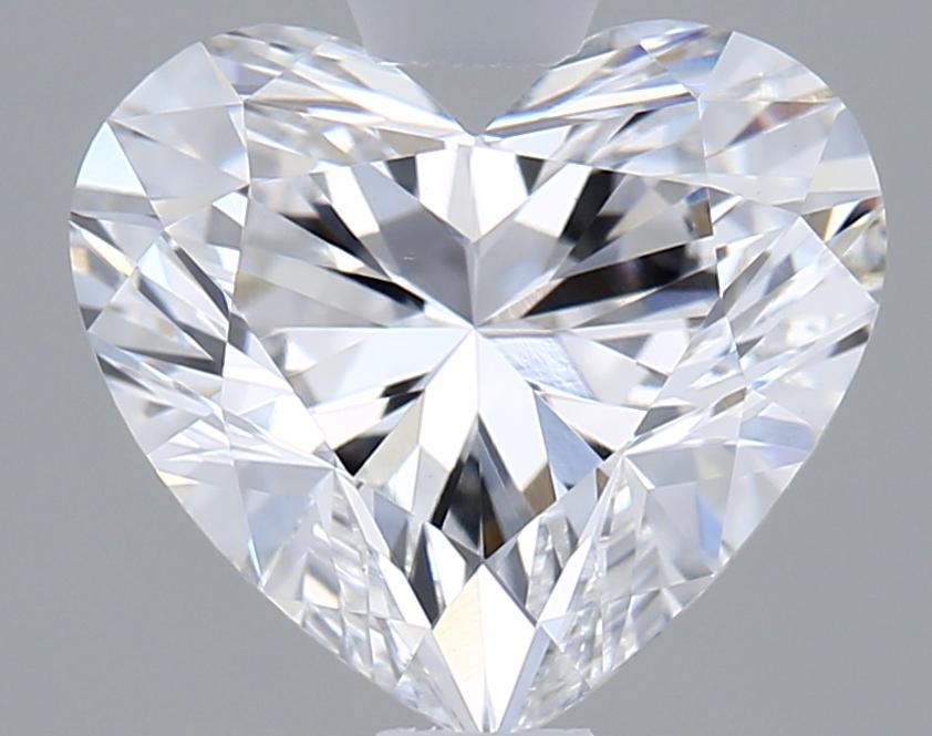 1.51 Carat Heart Shape Lab Grown Diamond D Color VS1 Clarity 