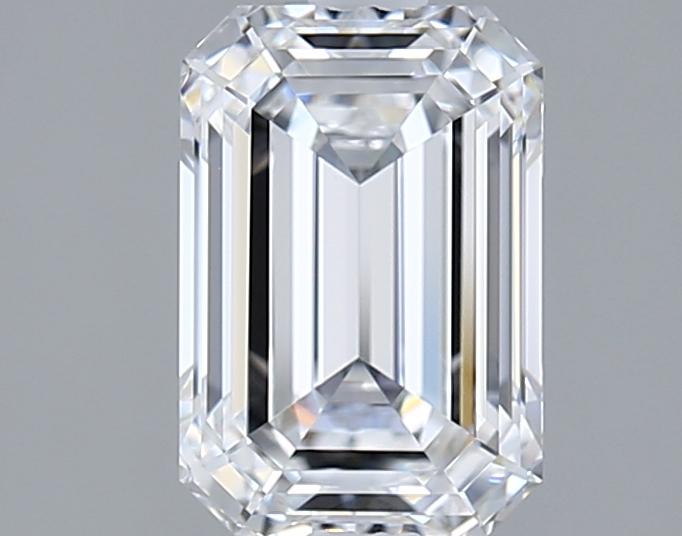 2.05 Carat Emerald Shape Lab Grown Diamond D Color IF Clarity 