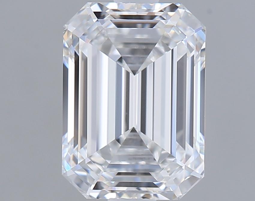 1.69 Carat Emerald Shape Lab Grown Diamond D Color VVS1 Clarity 