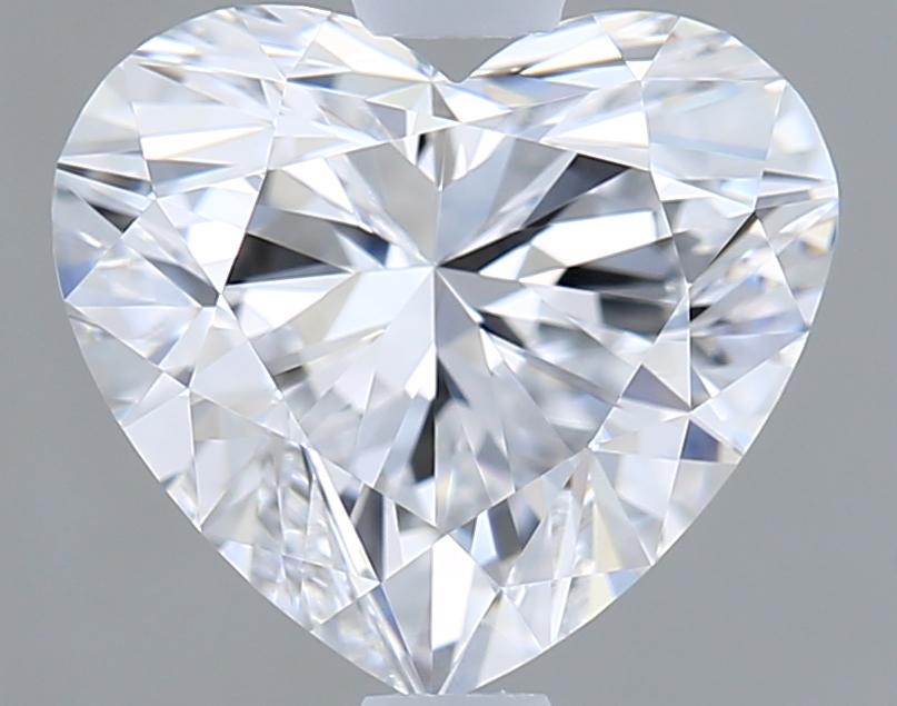 1.52 Carat Heart Shape Lab Grown Diamond D Color VVS1 Clarity 