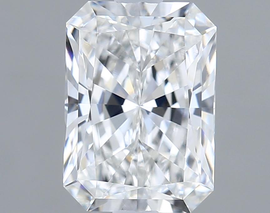 1.52 Carat Radiant Shape Lab Grown Diamond E Color VVS2 Clarity 