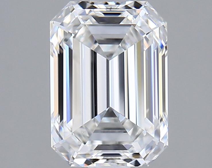 1.50 Carat Emerald Shape Lab Grown Diamond D Color VVS1 Clarity 