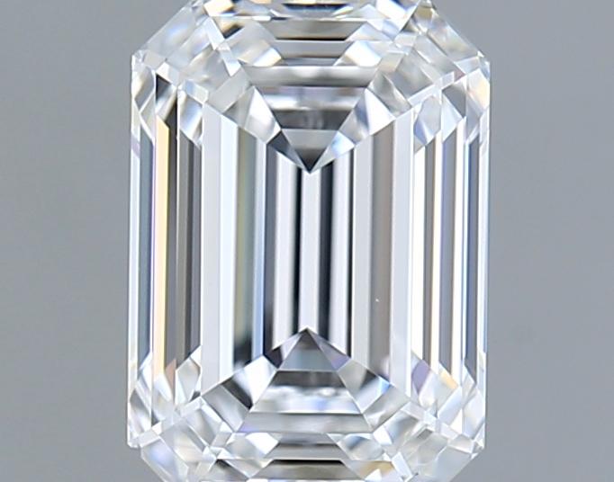 1.54 Carat Emerald Shape Lab Grown Diamond D Color VVS1 Clarity 