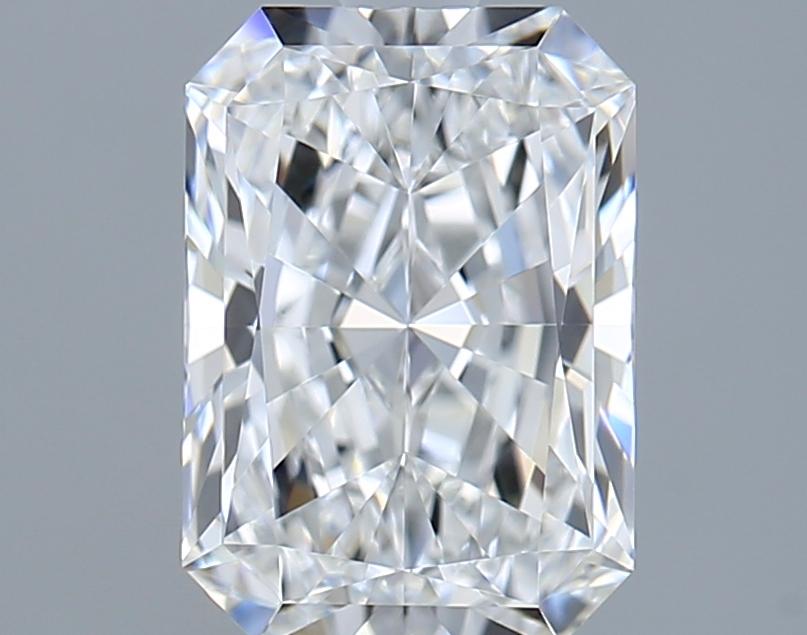1.76 Carat Radiant Shape Lab Grown Diamond D Color VVS1 Clarity 