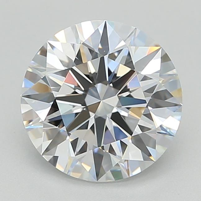 2.01 Carat Round Shape Lab Grown Diamond D Color VVS1 Clarity Excellent/Ideal Cut