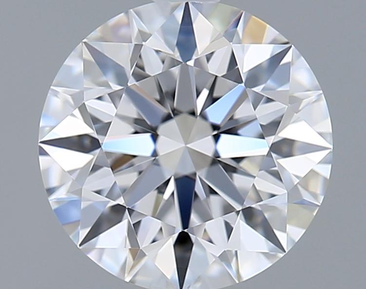 2.03 Carat Round Shape Lab Grown Diamond D Color VVS1 Clarity Excellent/Ideal Cut