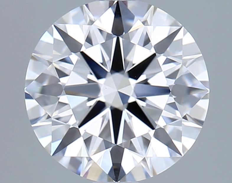 2.07 Carat Round Shape Lab Grown Diamond D Color VS1 Clarity Excellent/Ideal Cut
