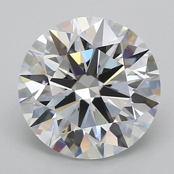 2.92 Carat Round Shape Lab Grown Diamond D Color VVS1 Clarity Excellent/Ideal Cut