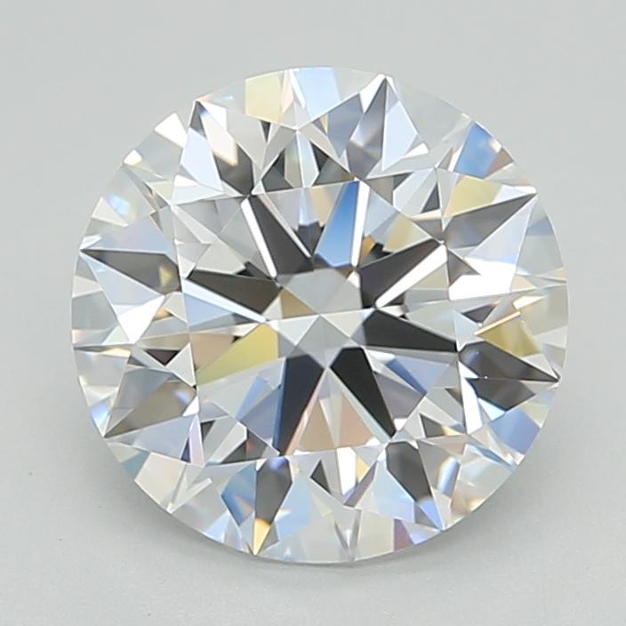 2.94 Carat Round Shape Lab Grown Diamond D Color VVS1 Clarity Excellent/Ideal Cut