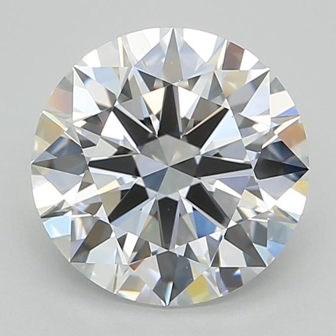 2.79 Carat Round Shape Lab Grown Diamond D Color VVS1 Clarity Excellent/Ideal Cut