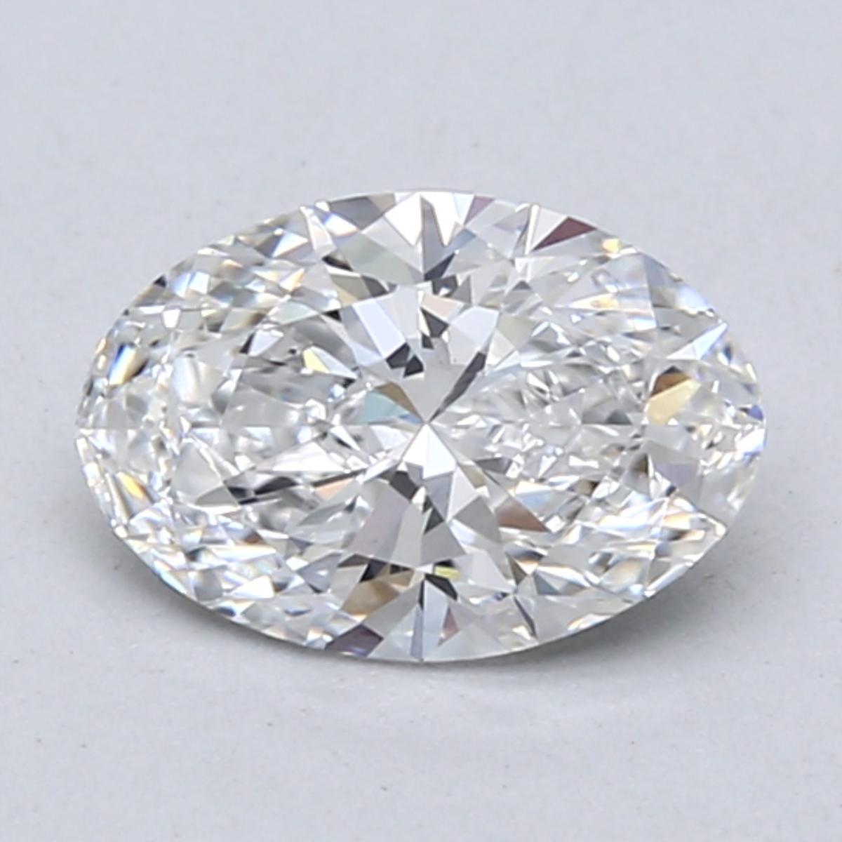 1.10 Carat Oval Shape Lab Grown Diamond E Color VS1 Clarity 
