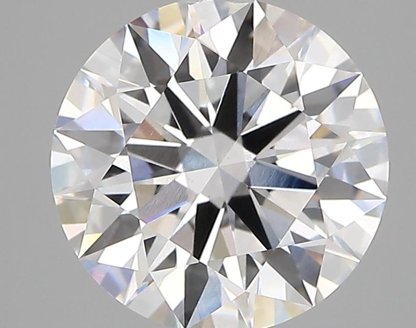3.04 Carat Round Shape Lab Grown Diamond D Color VS1 Clarity Excellent/Ideal Cut