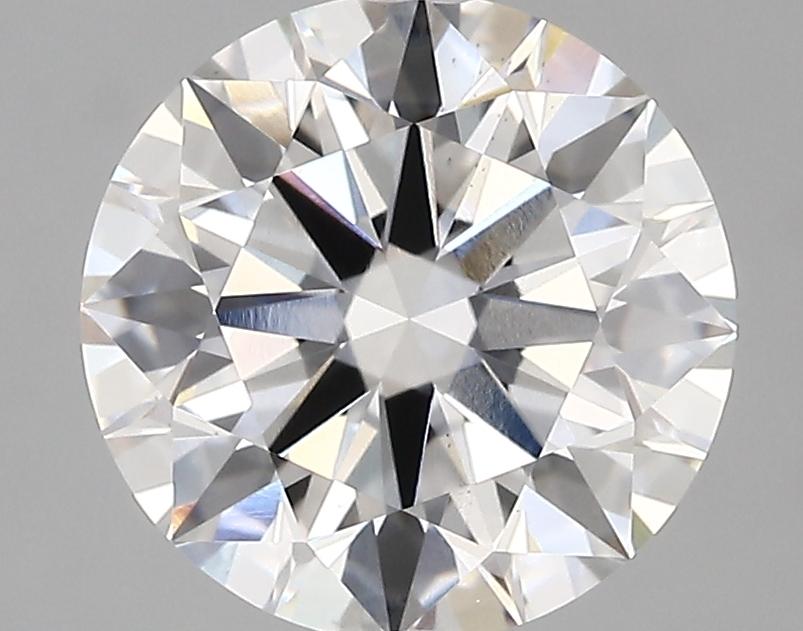 3.04 Carat Round Shape Lab Grown Diamond D Color VS1 Clarity Excellent/Ideal Cut