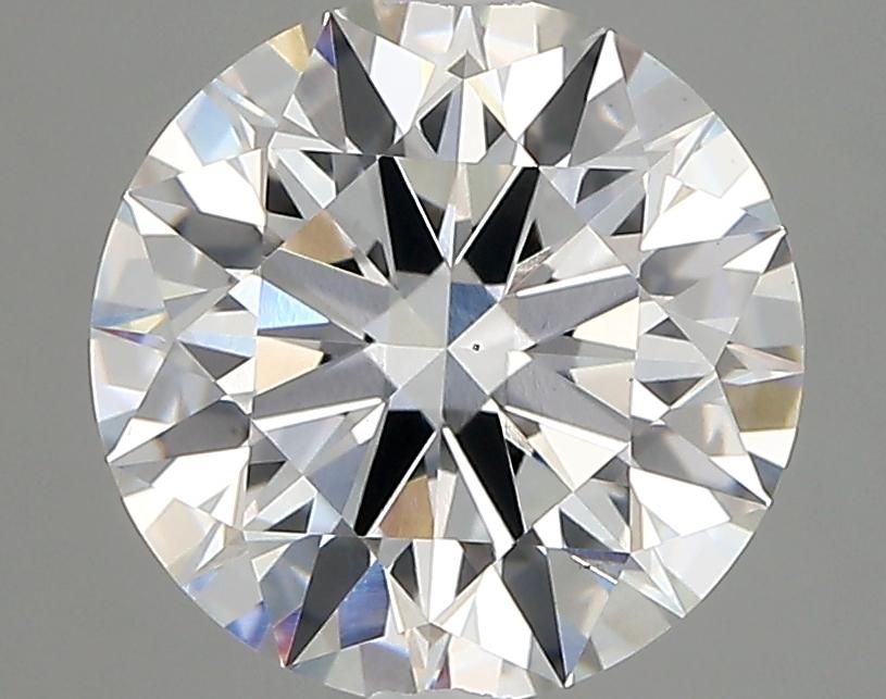 3.05 Carat Round Shape Lab Grown Diamond D Color VS1 Clarity Excellent/Ideal Cut
