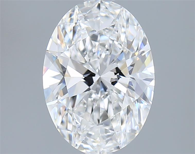 1.58 Carat Oval Shape Lab Grown Diamond E Color VVS1 Clarity 
