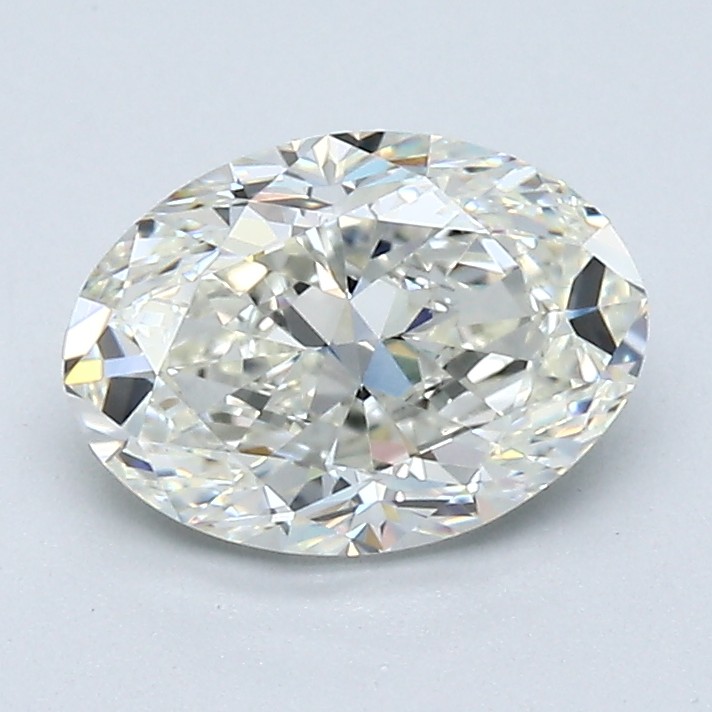 1.30 Carat Oval Shape Earth Grown Diamond I Color VVS2 Clarity 