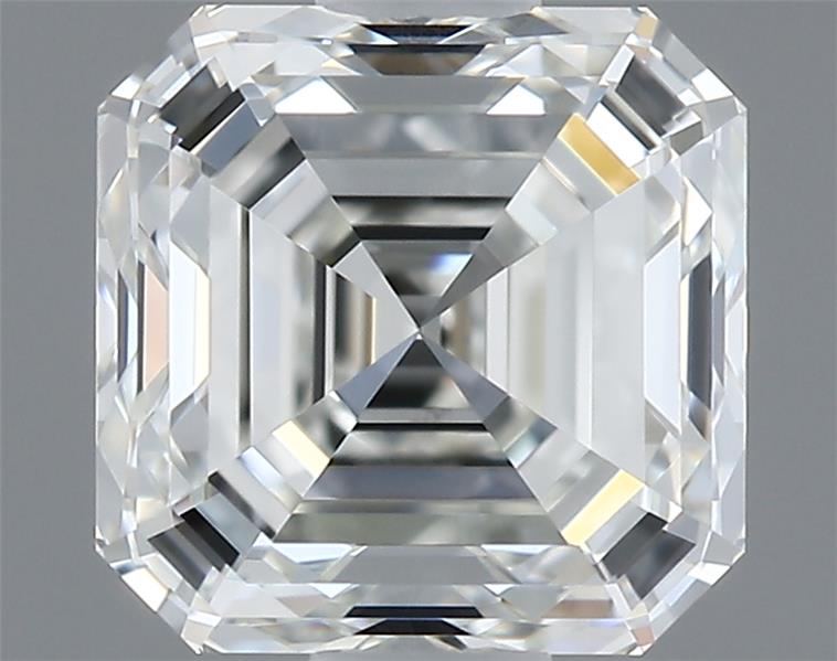 0.90 Carat Square Emerald Shape Earth Grown Diamond I Color VVS2 Clarity 