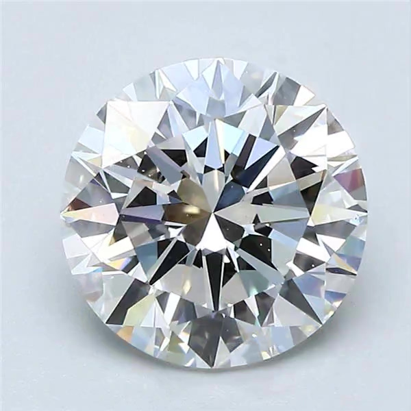 2.50 Carat Round Shape Earth Grown Diamond F Color VS2 Clarity Excellent/Ideal Cut