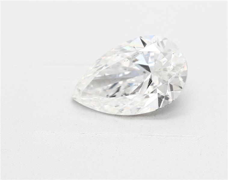 2.50 Carat Pear Shape Earth Grown Diamond H Color SI2 Clarity 