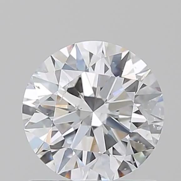 1.01 Carat Round Shape Earth Grown Diamond D Color SI2 Clarity Excellent/Ideal Cut