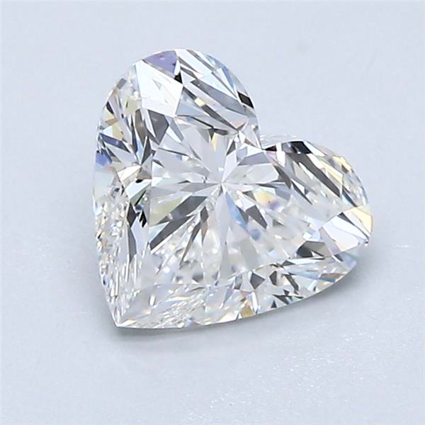 1.20 Carat Heart Shape Earth Grown Diamond G Color VS2 Clarity 
