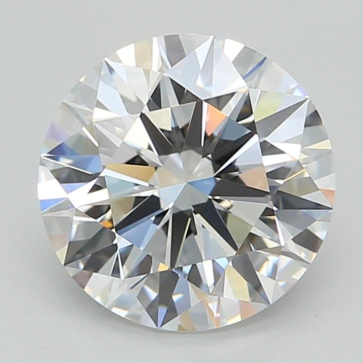 3.36 Carat Round Shape Lab Grown Diamond E Color IF Clarity Excellent/Ideal Cut
